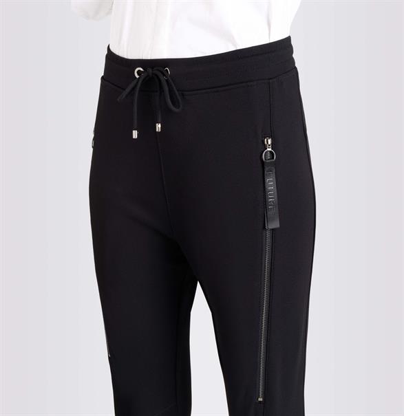 MAC JEANS - FUTURE, Stretch ribbon black