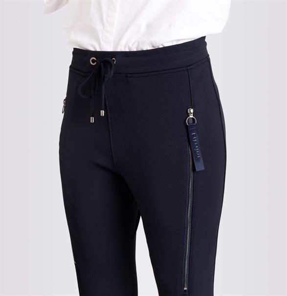 MAC JEANS - FUTURE, Stretch ribbon dark blue