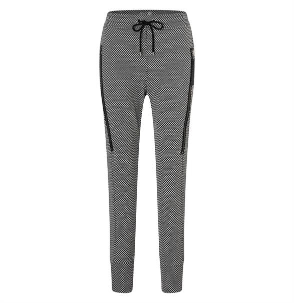 MAC JEANS - FUTURE, Stretch ribbon light storm grey jacquard