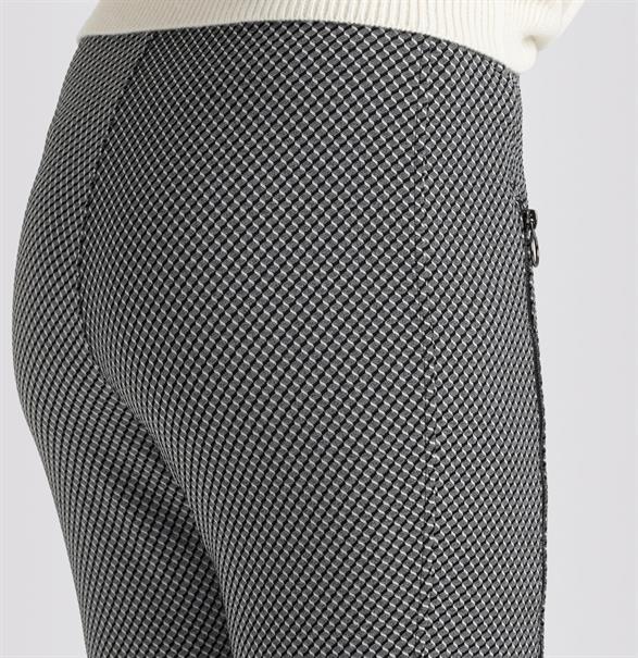 MAC JEANS - FUTURE, Stretch ribbon light storm grey jacquard
