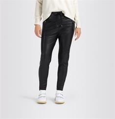 MAC JEANS - FUTURE vegan, Light vegan leather black