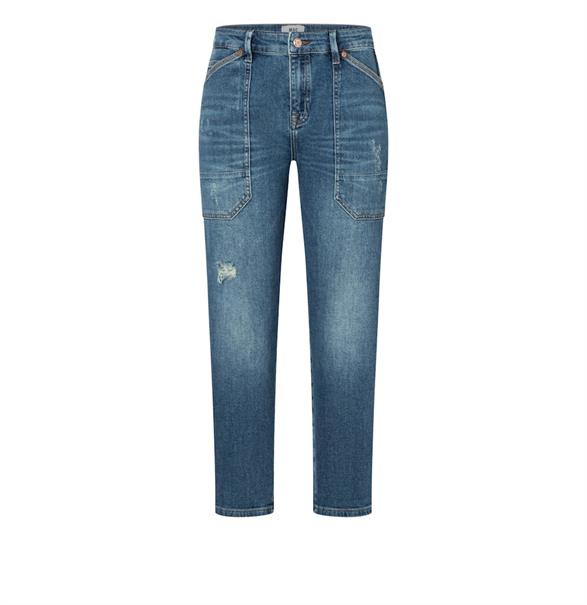 MAC JEANS - IOWA, Auth. comfort vintage denim blau