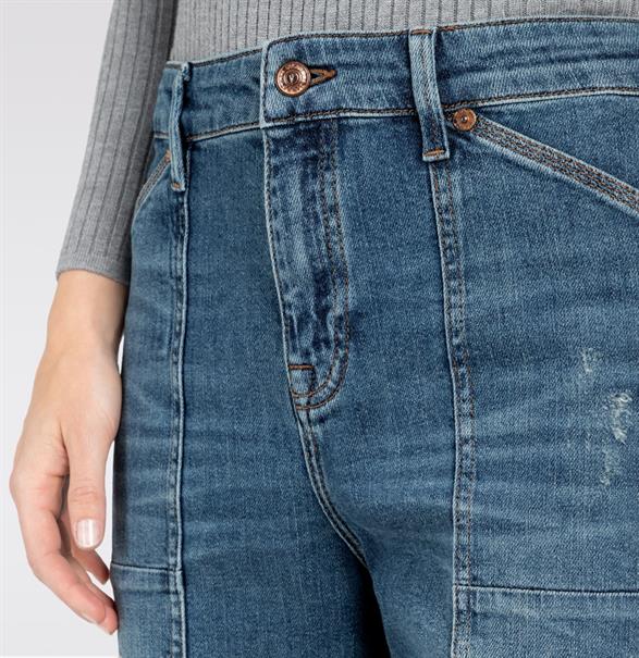 MAC JEANS - IOWA, Auth. comfort vintage denim blau