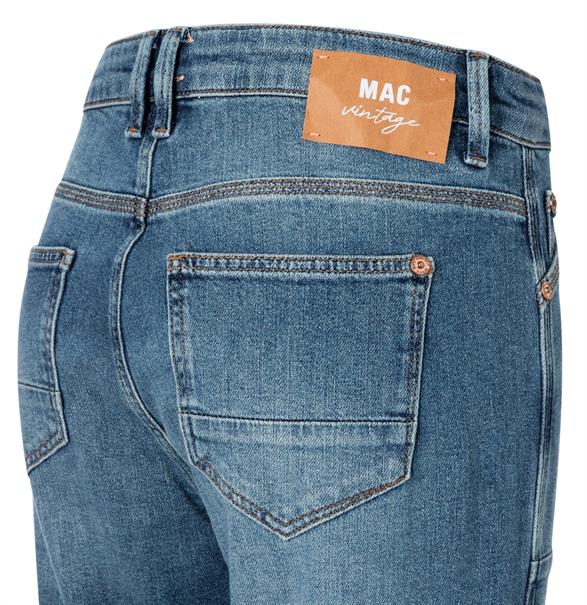 MAC JEANS - IOWA, Auth. comfort vintage denim blau