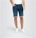 MAC JEANS - Jogn Bermuda, Light Sweat Denim blau2
