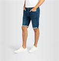 MAC JEANS - Jogn Bermuda, Light Sweat Denim blau2