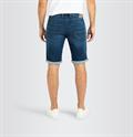MAC JEANS - Jogn Bermuda, Light Sweat Denim blau2
