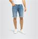 MAC JEANS - Jogn Bermuda, Light Sweat Denim blau4