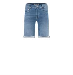 MAC JEANS - Jogn Bermuda, Light Sweat Denim blau