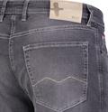 MAC JEANS - Jogn Bermuda, Light Sweat Denim grau4