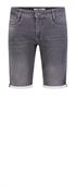 MAC JEANS - Jogn Bermuda, Light Sweat Denim grau4