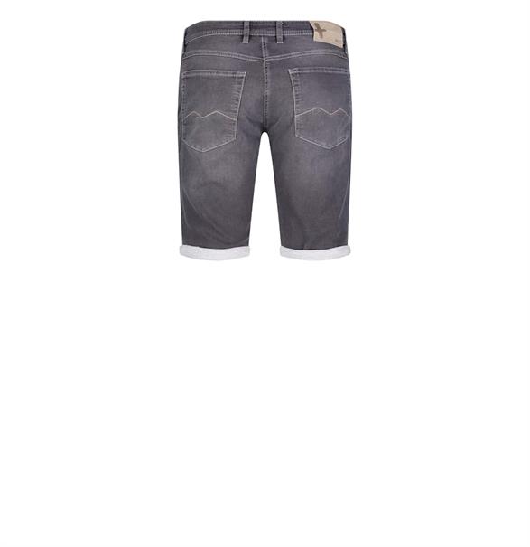 MAC JEANS - Jogn Bermuda, Light Sweat Denim grau4