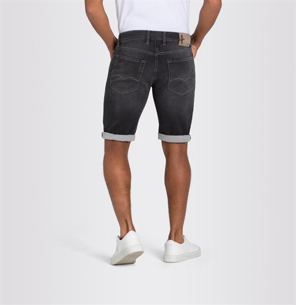 MAC JEANS - Jogn Bermuda, Light Sweat Denim grau4