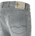 MAC JEANS - Jogn Bermuda, Light Sweat Denim grau