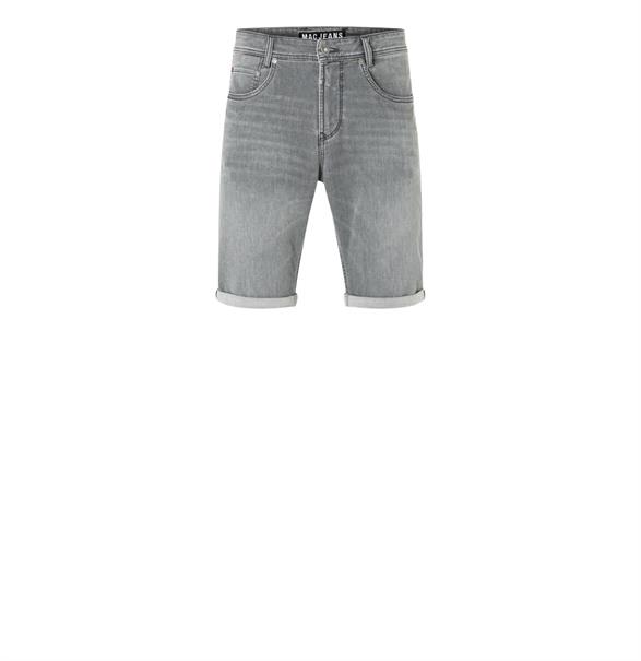 MAC JEANS - Jogn Bermuda, Light Sweat Denim grau