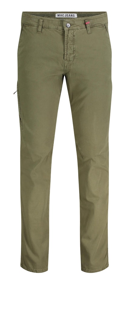 MAC JEANS - Lennox Worker, Canvas Stretch martini olive ppt