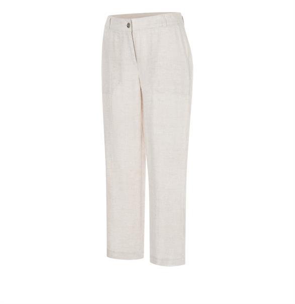 MAC JEANS - NORA, Pure linen grau