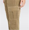 MAC JEANS - RICH CARGO, Baby soft corduroy grün