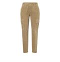 MAC JEANS - RICH CARGO, Baby soft corduroy grün