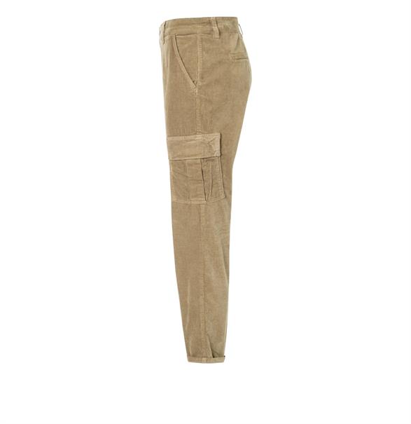 MAC JEANS - RICH CARGO, Baby soft corduroy grün