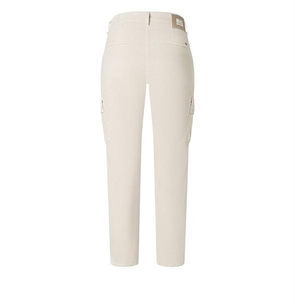 MAC JEANS - RICH CARGO, Baby soft corduroy weiß