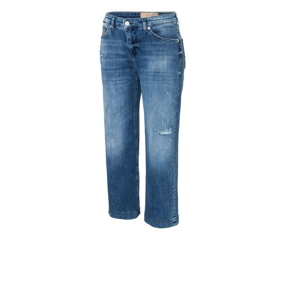 MAC JEANS - RICH CULOTTE rock, Light authentic denim blau