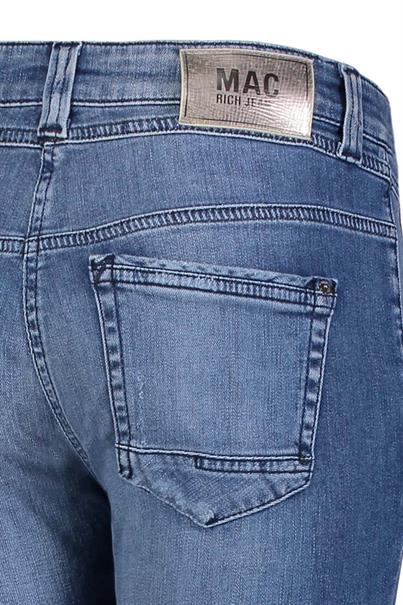 MAC JEANS - RICH , Organic Stretch Denim blau