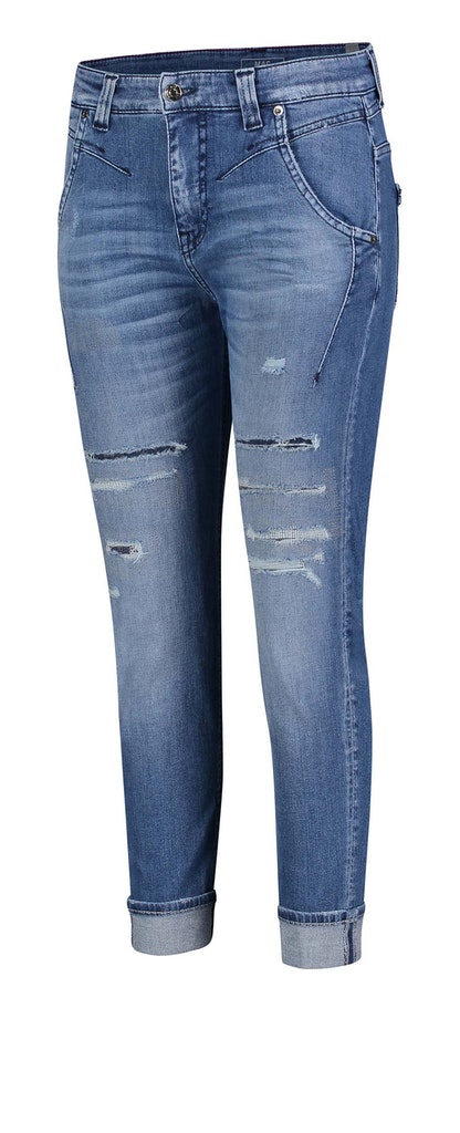 MAC JEANS - RICH , Organic Stretch Denim blau