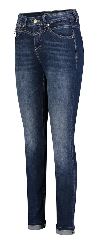 MAC JEANS - RICH SLIM, Light authentic denim dark blue net wash1