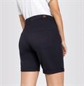 MAC JEANS - SHORTY, Fade out gabardine blau