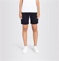 MAC JEANS - SHORTY, Fade out gabardine blau