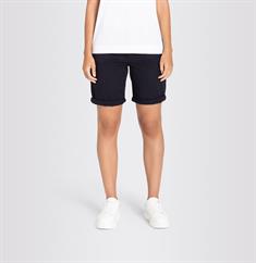 MAC JEANS - SHORTY, Fade out gabardine blau