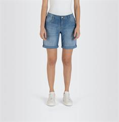 MAC JEANS - SHORTY summer clean, Ultra light weight denim blau