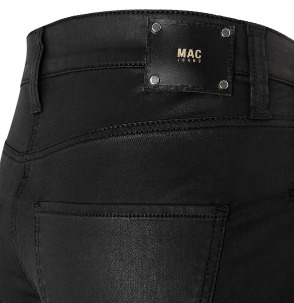 MAC JEANS - SKINNY, Coated cotton tencel black