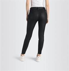 MAC JEANS - SKINNY, Coated cotton tencel schwarz