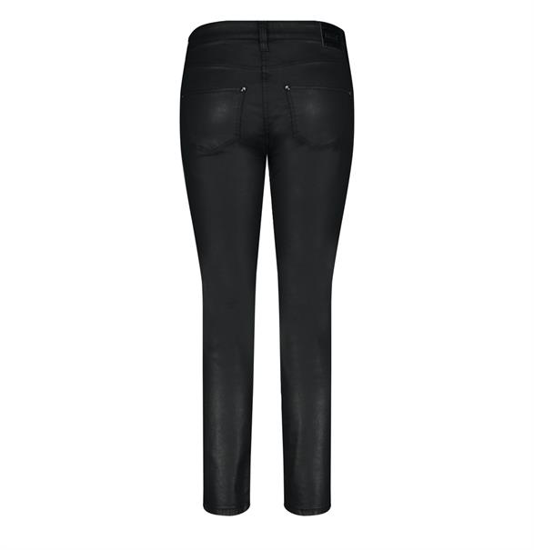 MAC JEANS - SLIM function, Coated cotton tencel schwarz