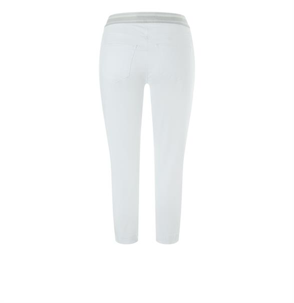 MAC JEANS - SLIM SPORT cropped, Ultra light weight denim weiß