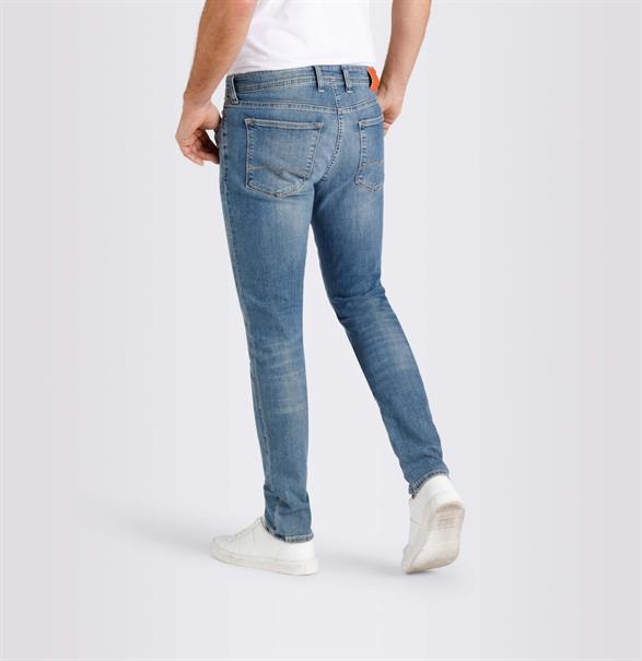 MAC JEANS - Stan, WORKOUT DENIMFLEXX authentic wash midblue