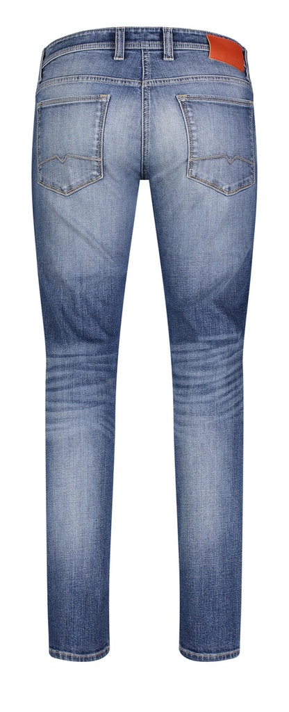 MAC JEANS - Stan, WORKOUT DENIMFLEXX authentic wash midblue