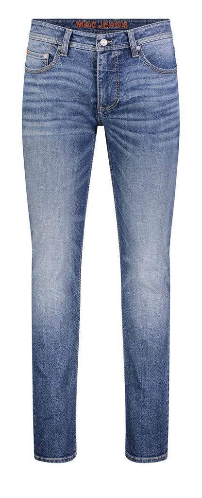 MAC JEANS - Stan, WORKOUT DENIMFLEXX authentic wash midblue