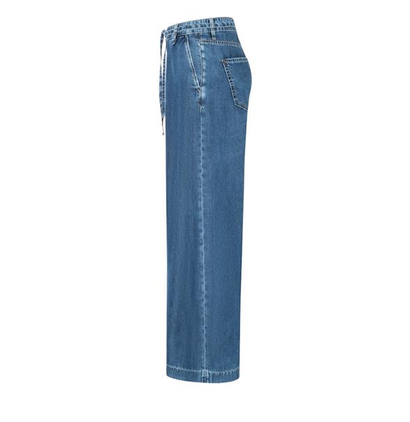 MAC JEANS - WENDY, Fluid tencel blau