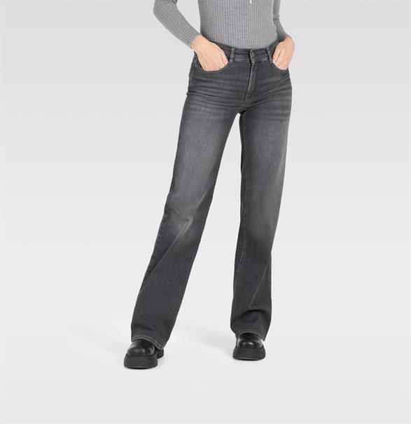 MAC JEANS - WIDE, Authentic Stretch Denim grau