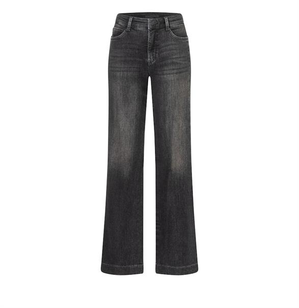 MAC JEANS - WIDE, Authentic Stretch Denim schwarz