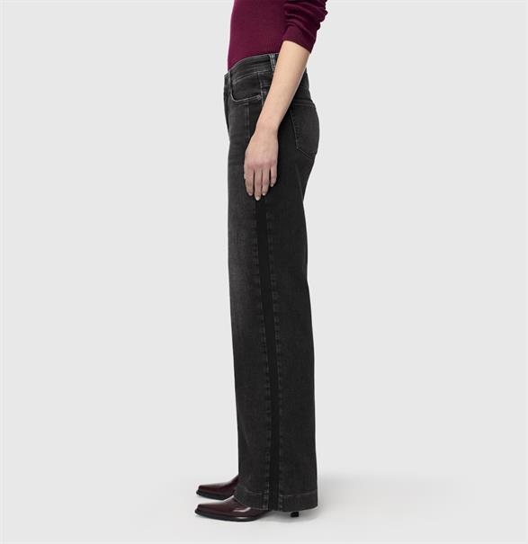 MAC JEANS - WIDE, Authentic Stretch Denim schwarz