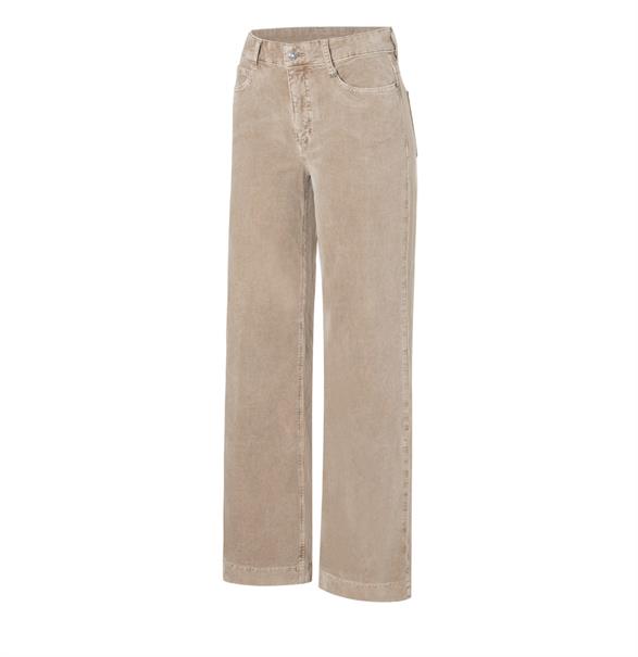 MAC JEANS - WIDE, Baby soft corduroy beige