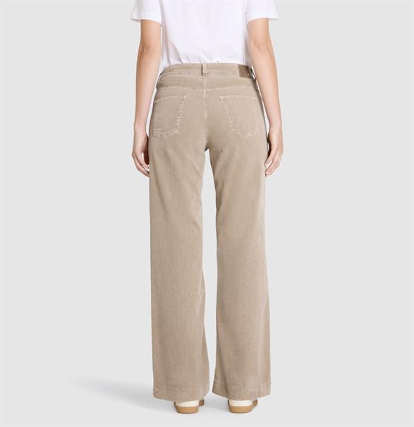 MAC JEANS - WIDE, Baby soft corduroy beige