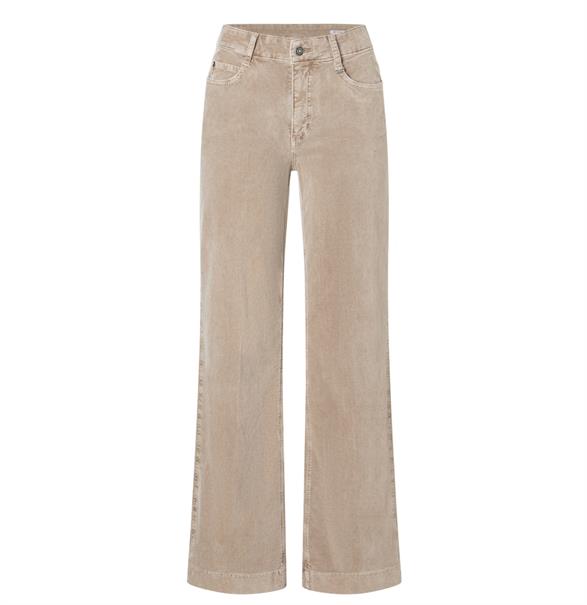 MAC JEANS - WIDE, Baby soft corduroy beige