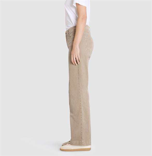 MAC JEANS - WIDE, Baby soft corduroy beige