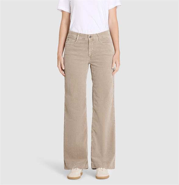 MAC JEANS - WIDE, Baby soft corduroy beige
