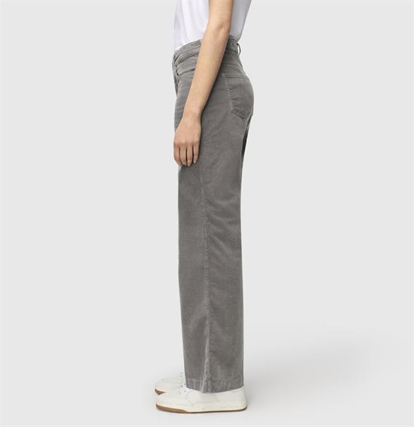 MAC JEANS - WIDE, Baby soft corduroy grau